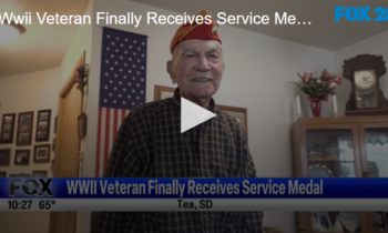 WWII Veteran Finally Receives Service Medal