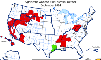 Washington and nothern Idaho fire danger decreases in September