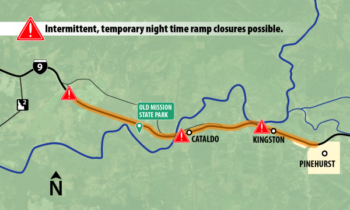 Nighttime resurfacing of I-90 in Idaho begins, lane closures expected