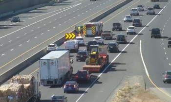 Three car collision causing delays on I-90 near Argonne Road in Spokane Valley