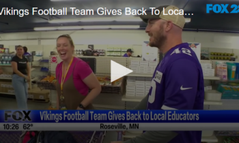 Vikings Football Team Gives Back To Local Educators September 20 2024