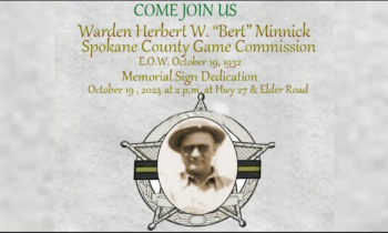 Spokane County Game Commission to honor fallen officer with memorial sign