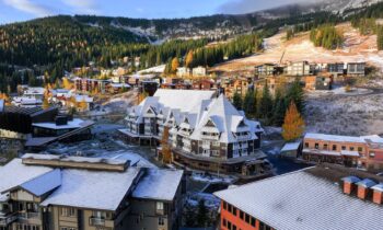 Schweitzer Village gets first snow of the season