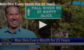 Man Skis Every Month For 25 Years October 2nd 2024