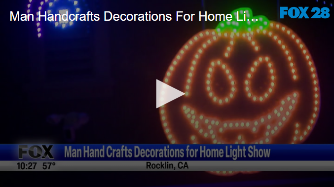 Man Handcrafts Decorations For Home Light Show October 16 2024