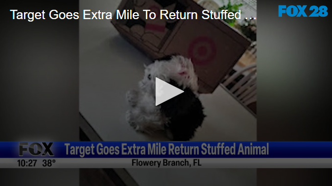 Target Goes Extra Mile To Return Stuffed Animal October 24th 2024