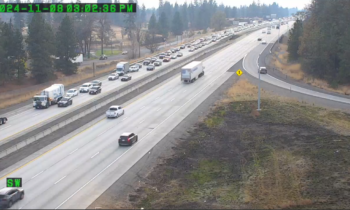 Traffic delays on I-90 eastbound due to crash near Sunset Hill