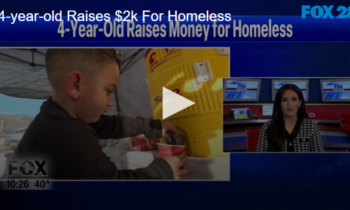 4-year-old Raises $2k For Homeless November 22 2024