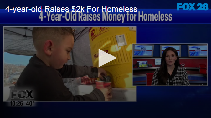 4-year-old Raises $2k For Homeless November 22 2024