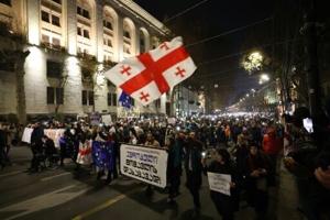 Escalation feared as Georgia pro-EU protests enter third week