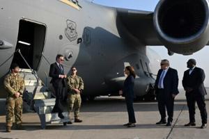 On Syria tour, Blinken pledges to work with Iraq against IS jihadists