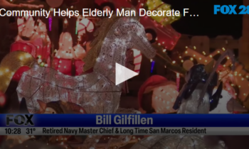 Community Helps Elderly Man Decorate For Christmas December 3rd 2024