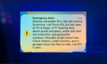 Emergency alert issued for missing vulnerable adult