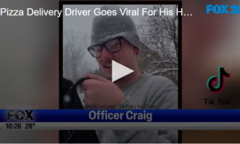 Pizza Delivery Driver Goes Viral For His Hard Work January 16 2025